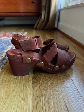 ANTELOPE Suede Summer Sandals Clogs 40